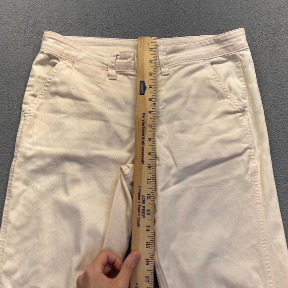 Anthropologie‎ Womens Relaxed Fit Chino Pants Size 27,Pink,Pockets,Zipper - Picture 5 of 11